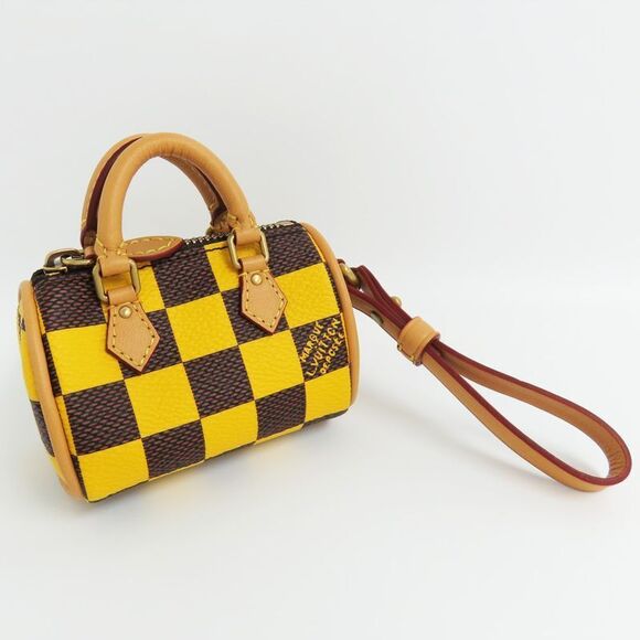 Louis Vuitton Pouch Damier Pop Mini Speedy M01694 Yellow - Gdhardware - Picture 10 of 10